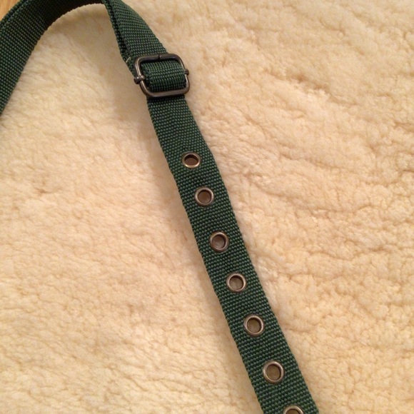 Vintage Addiction recycled military canvas crossbody bag - Picture 8 of 14